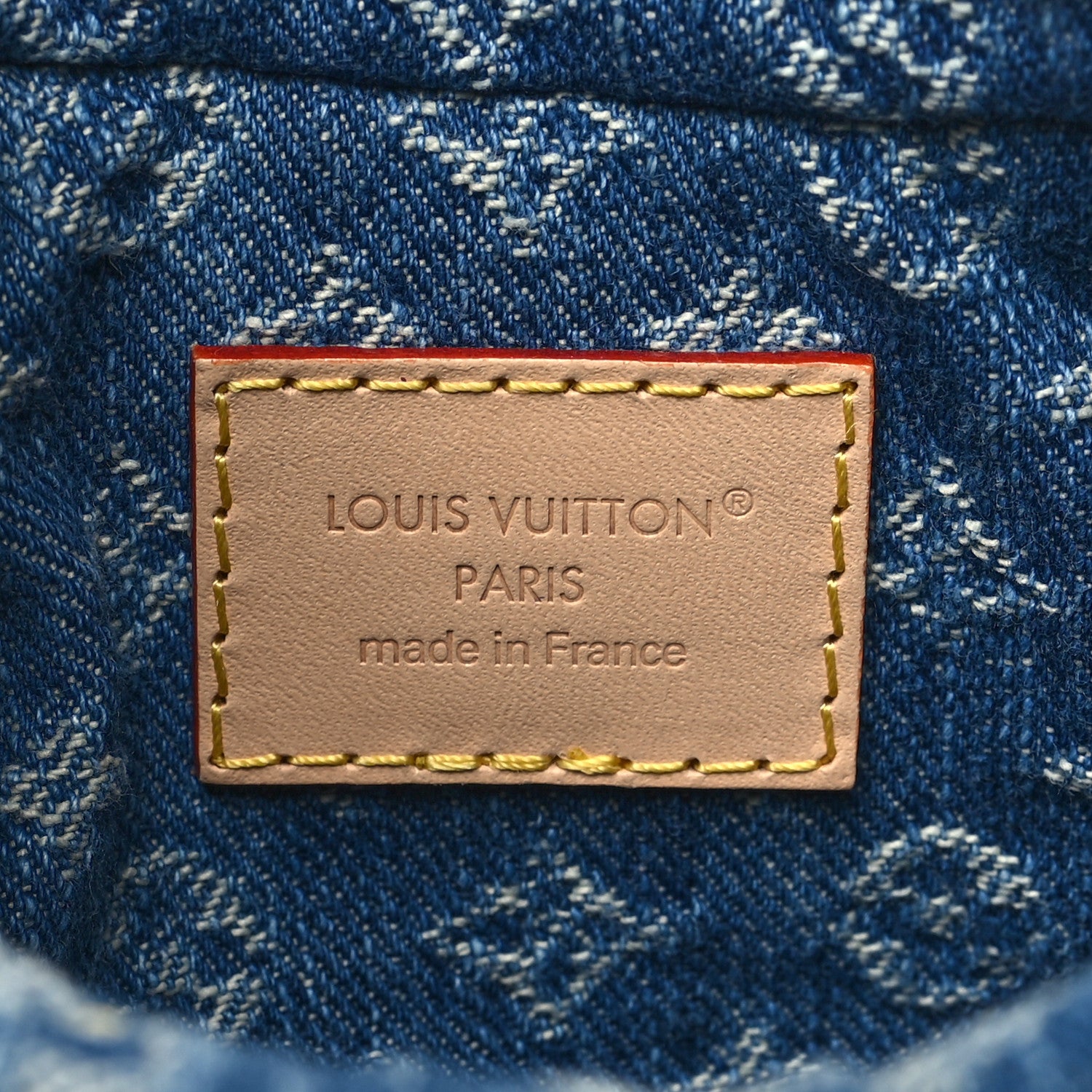 Louis Vuitton Monogram Denim Pochette Valley Blue 6 of 10