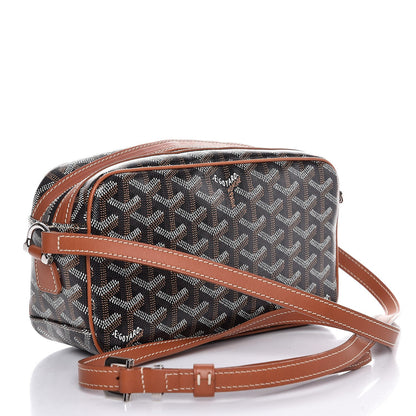 Goyard Goyardine Amacapvert Crossbody Bag Black Gold 3 of 9