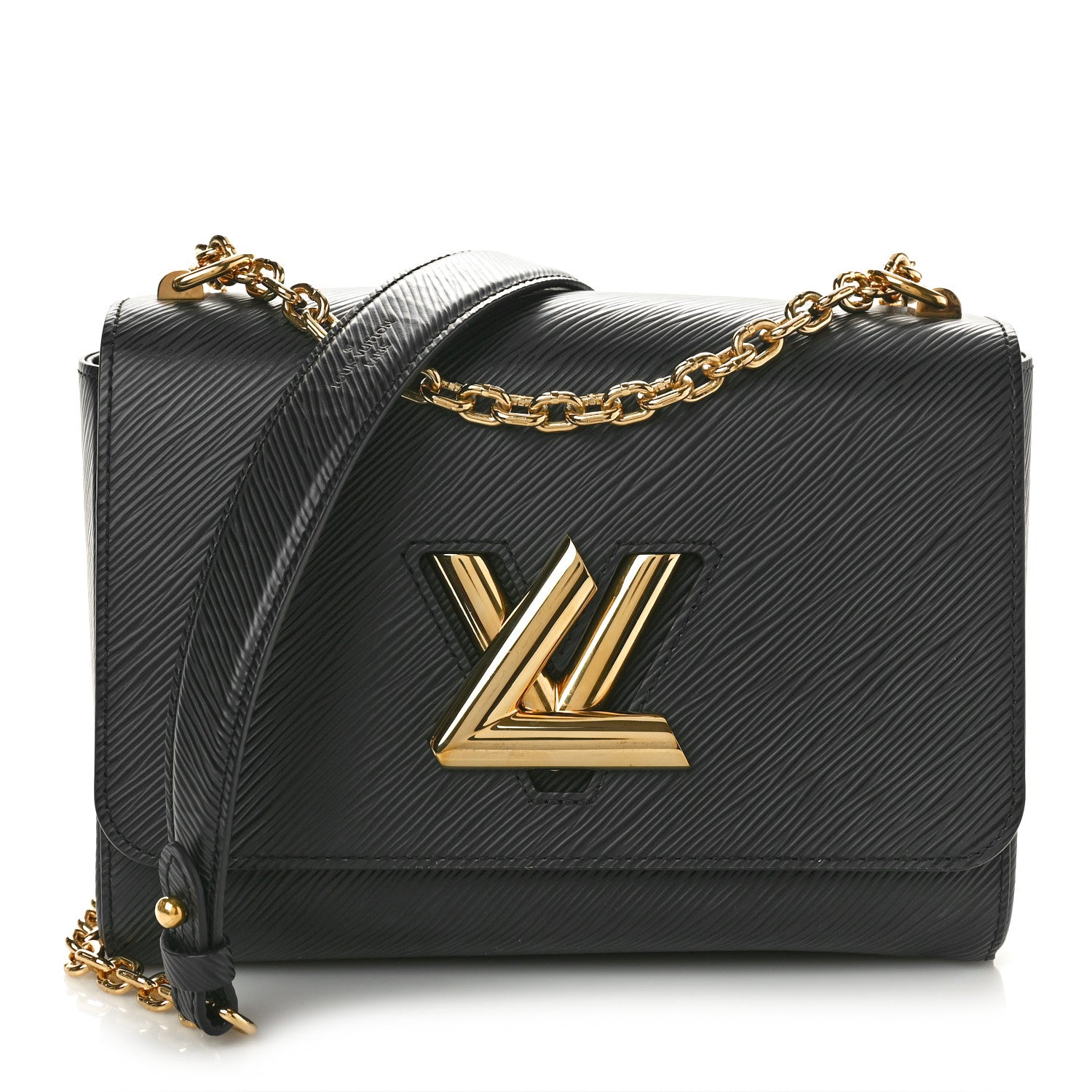 Louis Vuitton Epi Twist Shoulder Bag MM Black 1 of 9
