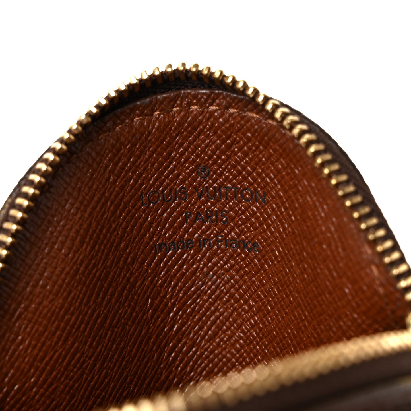 Monogram Round Coin Purse