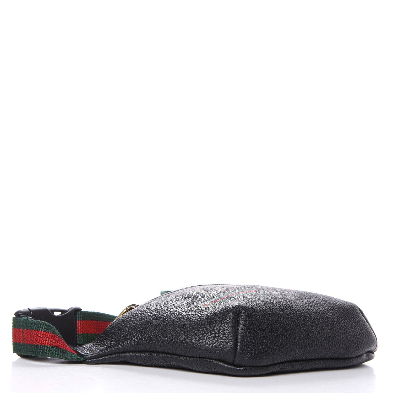 Gucci Grained Calfskin Small Logo Belt Bag Black 4 of 10