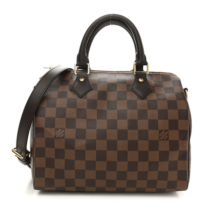 Louis Vuitton Damier Ebene Speedy Bandouliere 25 1 of 10