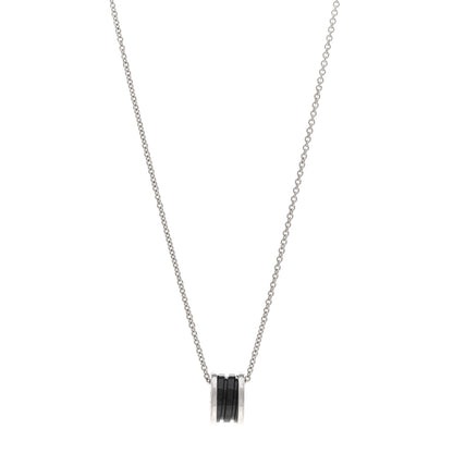 Bulgari Sterling Silver Ceramic Save The Children Pendant Necklace 1 of 6