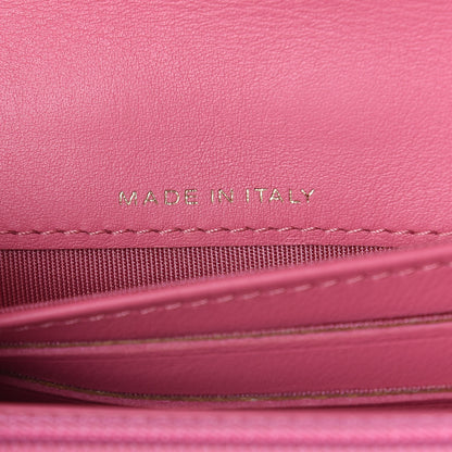 Chanel Lambskin Quilted Medium Boy Flap Wallet Pink 7 of 8