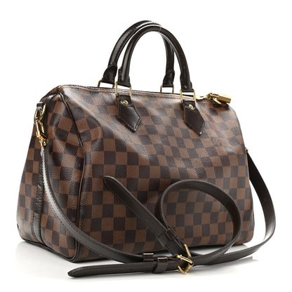 Louis Vuitton Damier Ebene Speedy Bandouliere 30 3 of 19