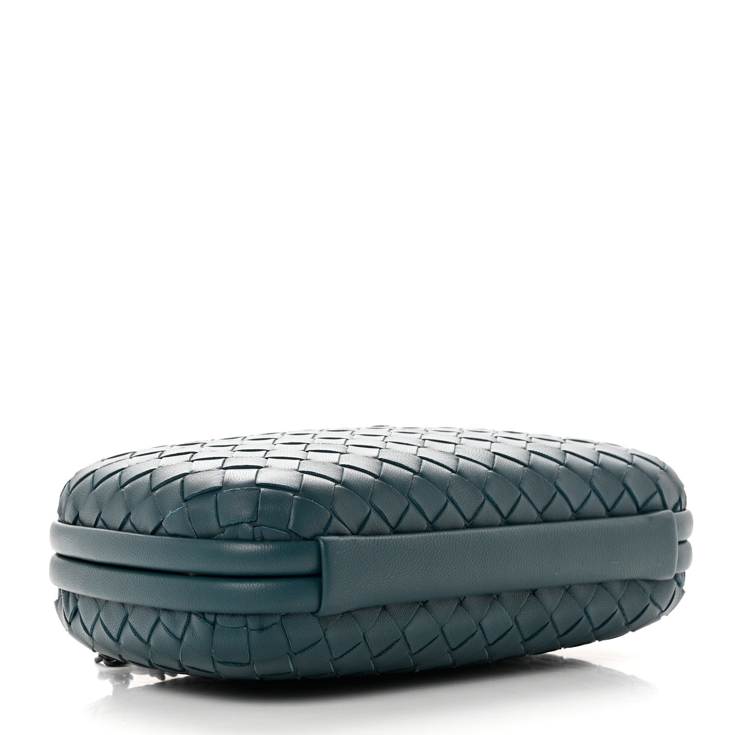 Bottega Veneta Nappa Intrecciato Chain Knot Clutch Mallard 4 of 6