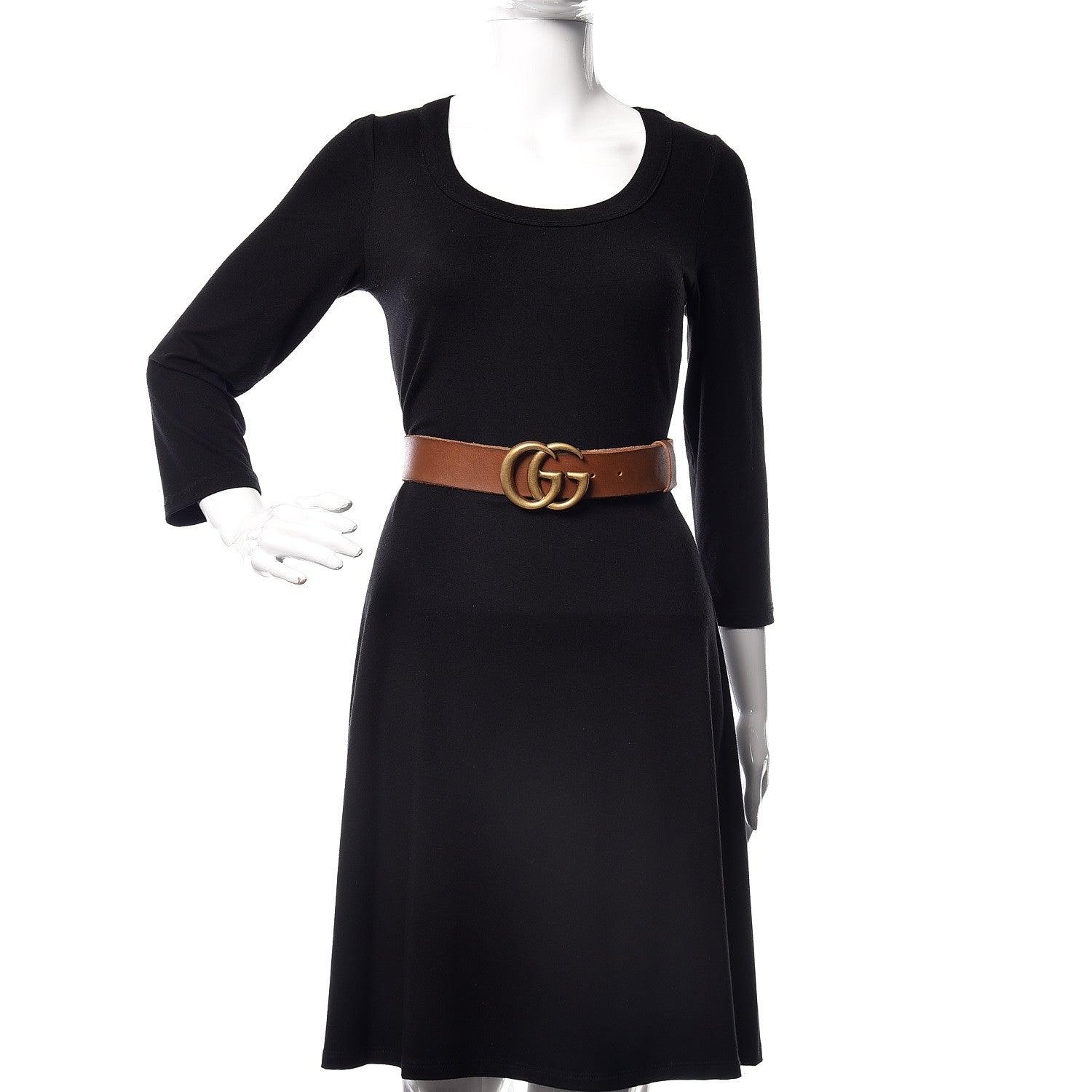 Gucci Faded Calfskin Double G 40mm Belt 80 32 Cuir 2 of 6