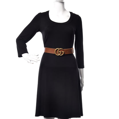 Gucci Faded Calfskin Double G 40mm Belt 80 32 Cuir 2 of 6