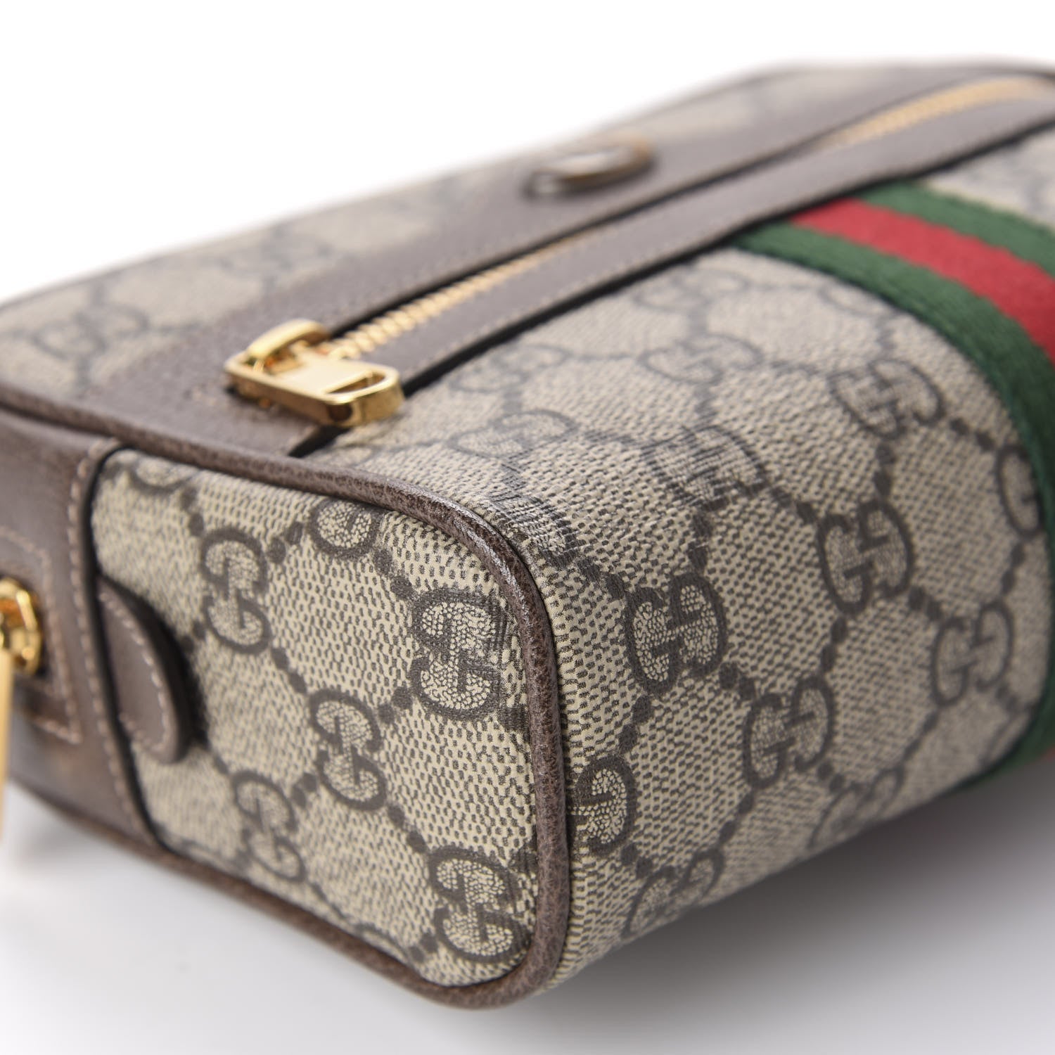 Gucci GG Supreme Monogram Web Small Ophidia Belt Bag 75 30 Dark Brown 6 of 11