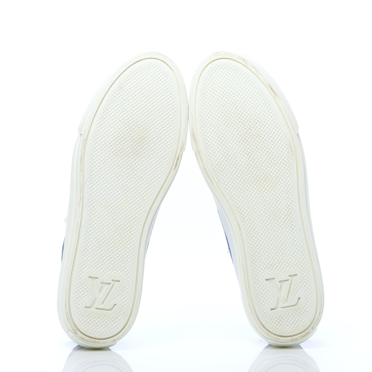 Louis Vuitton Denim Monogram Stellar Sneakers 37 Bleu Jeans Blue 6 of 10
