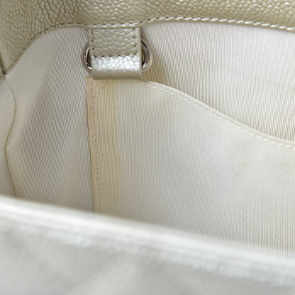 Chanel Metallic Caviar Grand Shopping Tote GST Light Gold 18 of 20
