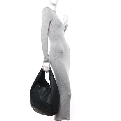 Bottega Veneta Cervo Deerskin Large Hobo Black 2 of 11