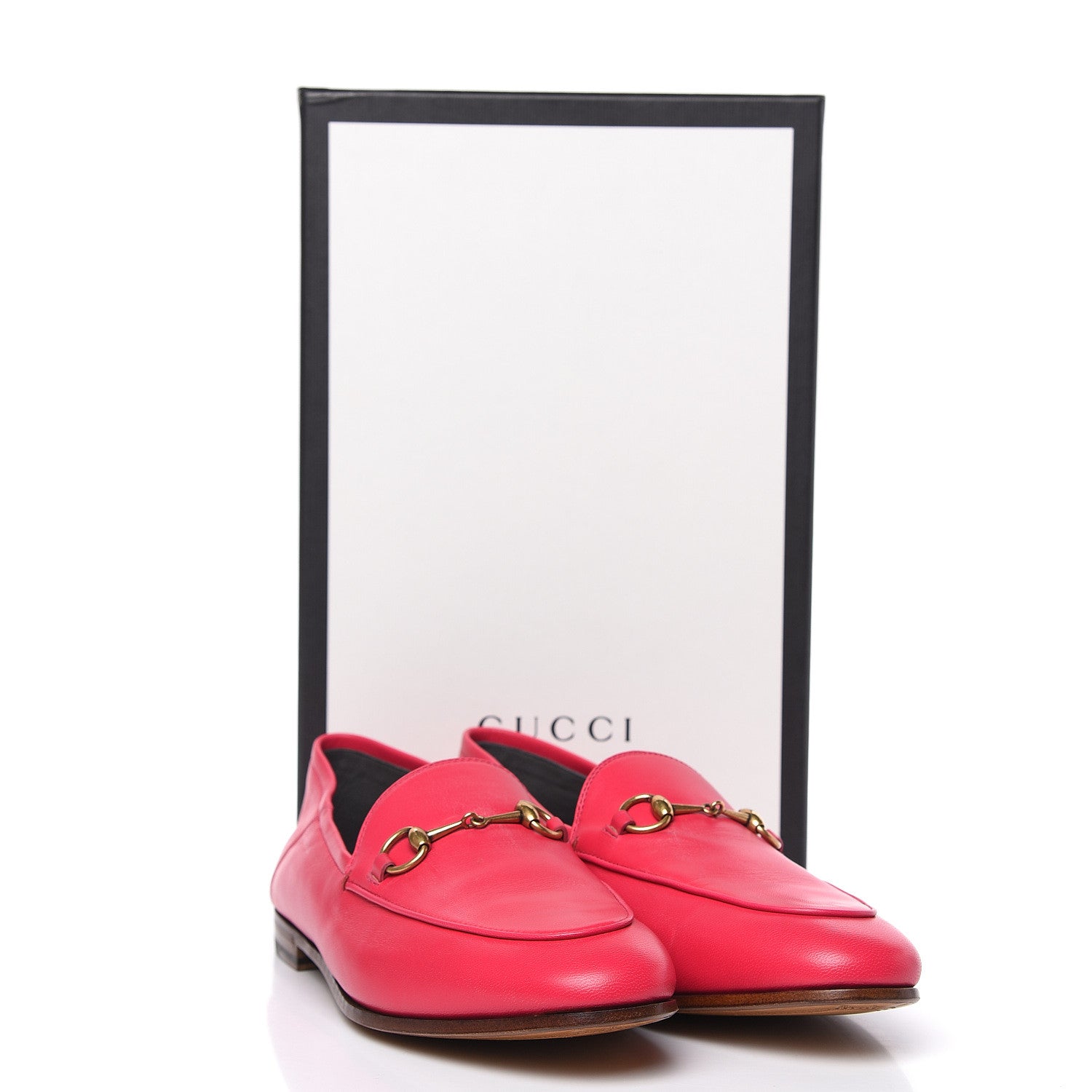 Gucci Lambskin Womens Brixton Horsebit Loafers 39 Hot Pink 12 of 12