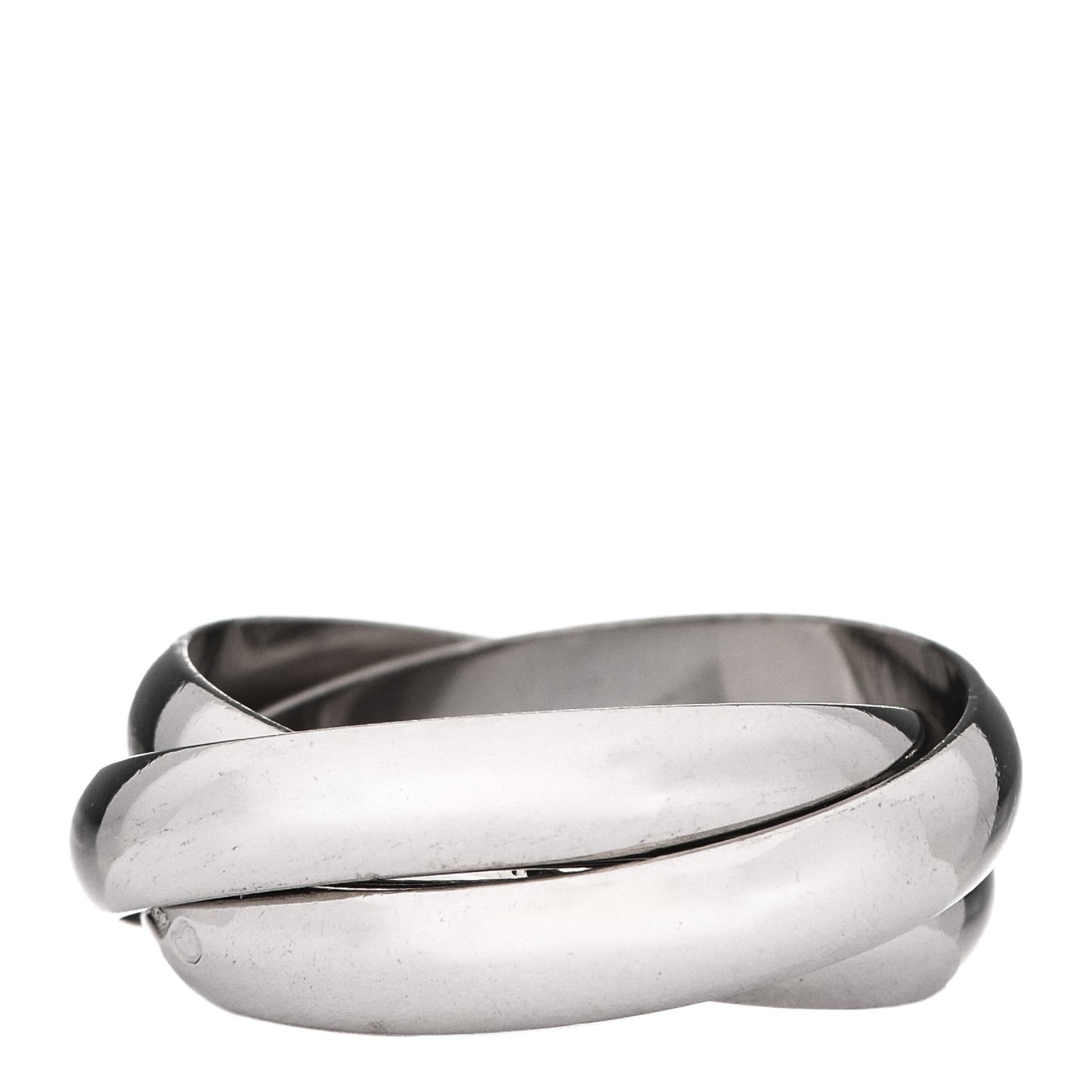 18K White Gold Classic Trinity Ring 52 6