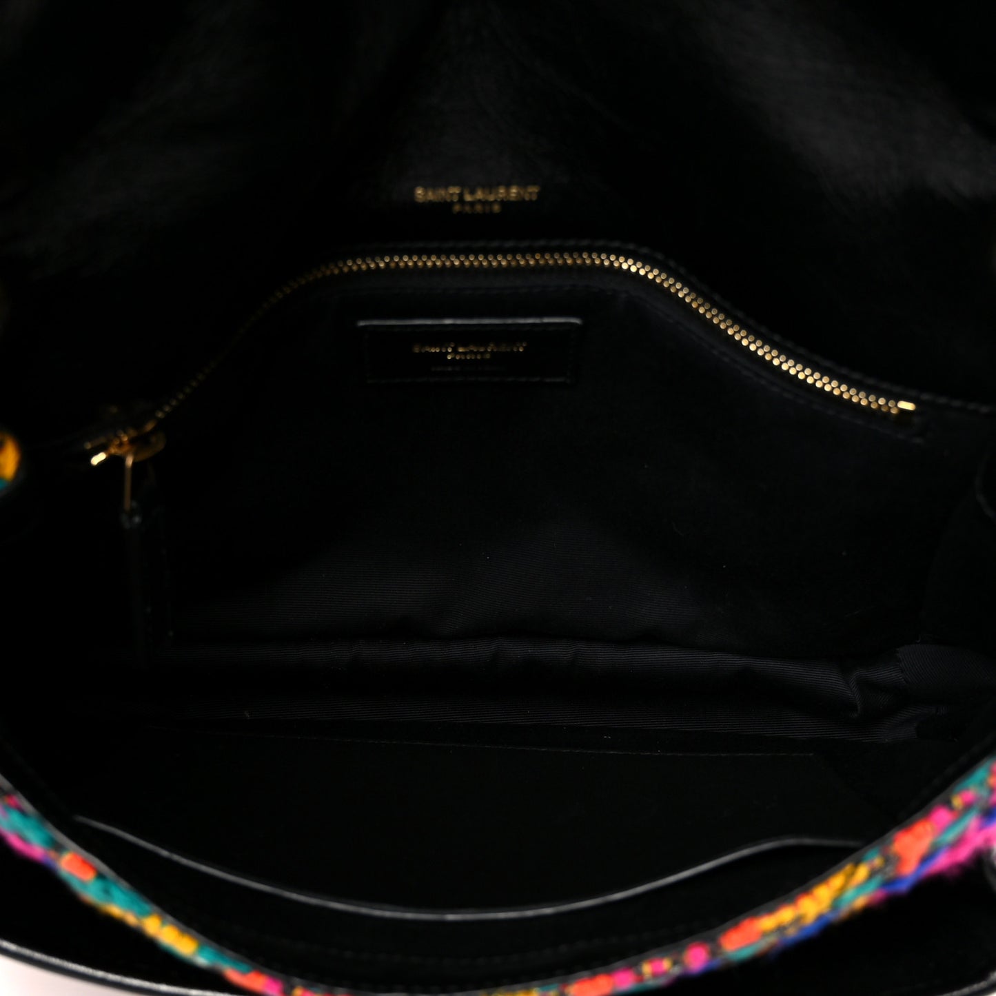 Tweed Calfskin Matelasse Monogram Medium Niki Chain Satchel Multicolor