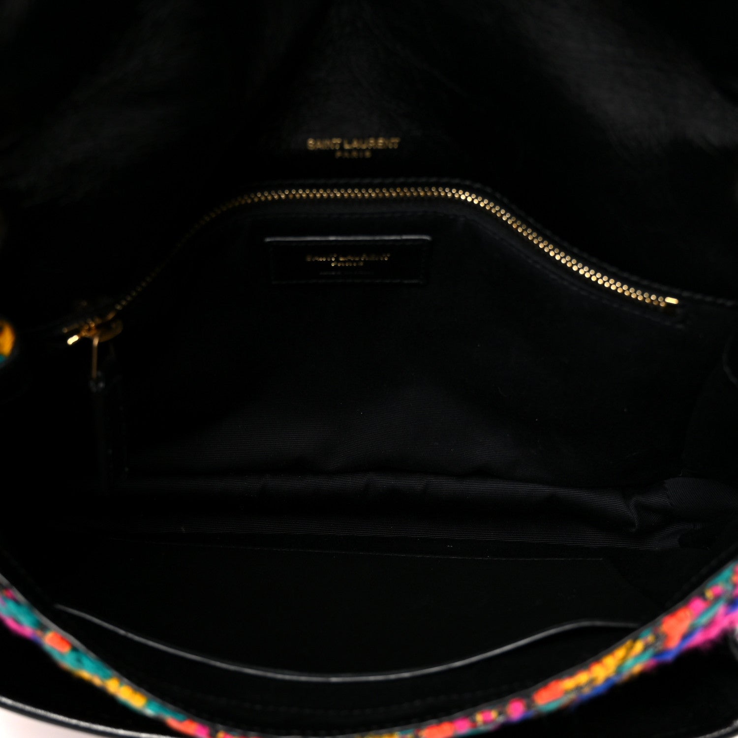 Saint Laurent Tweed Calfskin Matelasse Monogram Medium Niki Chain Satchel Multicolor 5 of 11