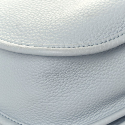 Hermes Taurillon Clemence Evelyne III GM Bleu Pale 12 of 14