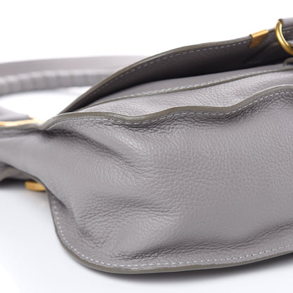 Chloe Calfskin Medium Marcie Satchel Cashmere Grey 8 of 11