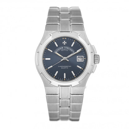 Vacheron Constantin Stainless Steel 35mm Overseas Quartz Watch Blue 72050 1 of 4