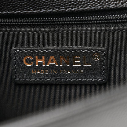 Chanel Caviar Quilted New Medium Boy Flap Black 5 of 10