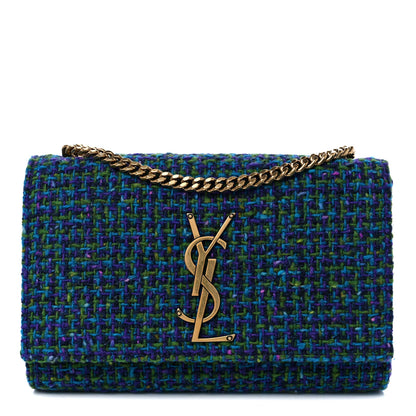 Saint Laurent Tweed Small Monogram Kate Satchel Multicolor 1 of 9