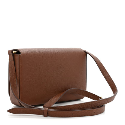 Burberry Grainy Calfskin Vintage Check Hampshire Crossbody Archive Beige Tan 2 of 8