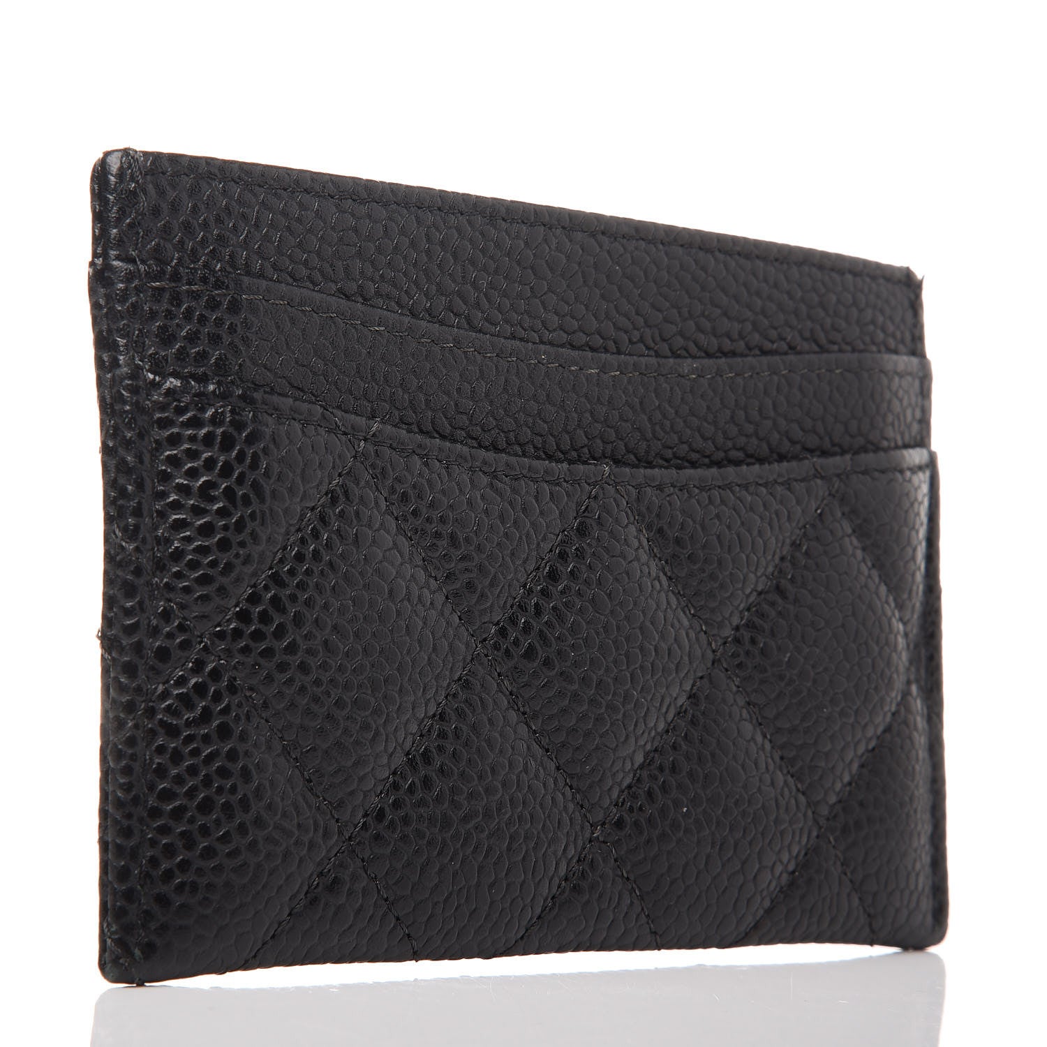 Chanel Caviar Quilted Card Holder Black 3 of 9