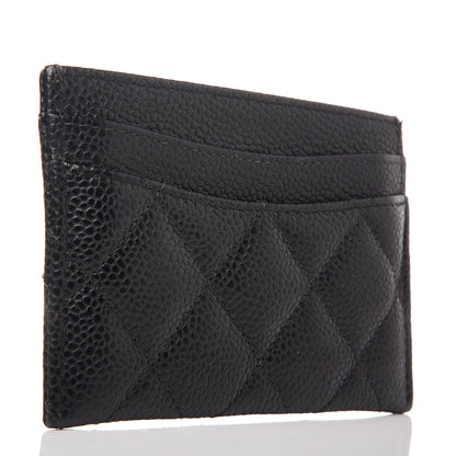 Chanel Caviar Quilted Card Holder Black 3 of 9
