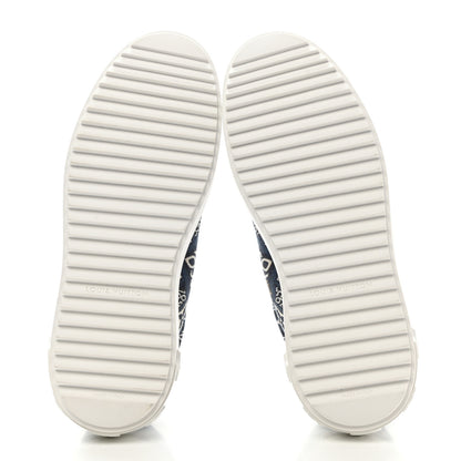Louis Vuitton Jacquard Since 1854 Time Out Sneakers 37.5 Blue 5 of 9