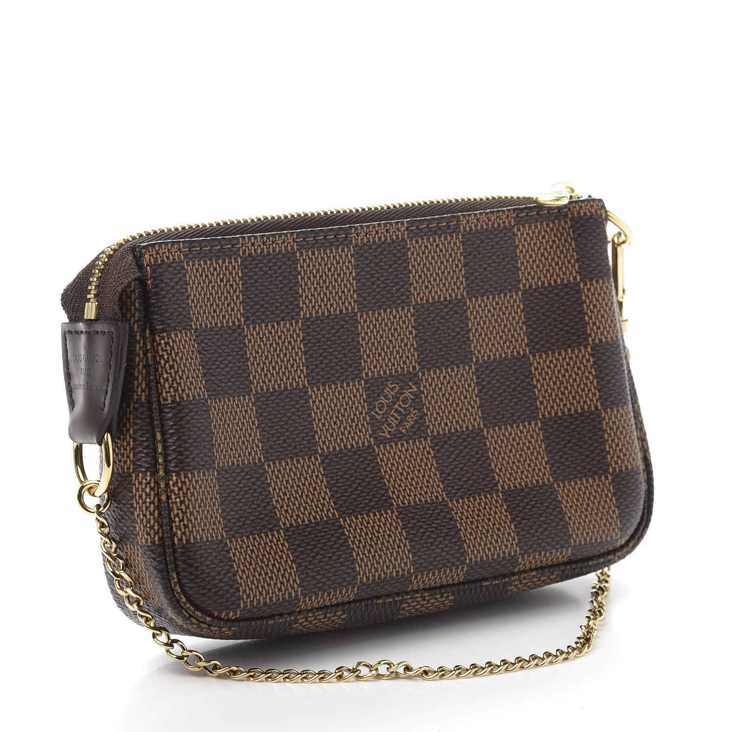 Louis Vuitton Damier Ebene Mini Pochette Accessories 3 of 9