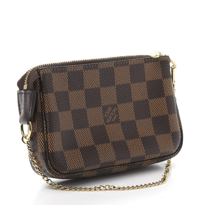 Louis Vuitton Damier Ebene Mini Pochette Accessories 3 of 9