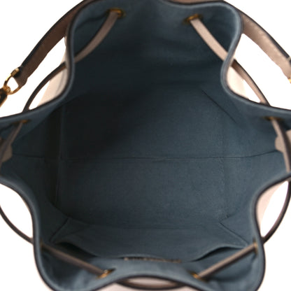 Louis Vuitton Calfskin Lockme Bucket MM Greige 5 of 8
