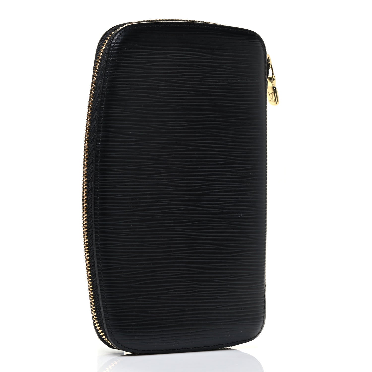 Louis Vuitton Epi Zippy Organizer Wallet Black 2 of 4