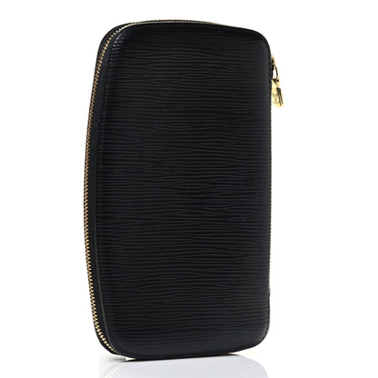 Louis Vuitton Epi Zippy Organizer Wallet Black 3 of 5