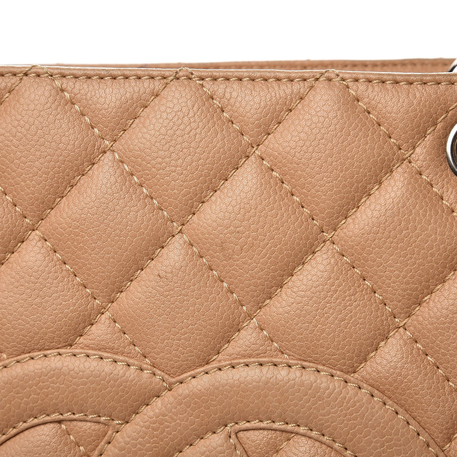 Chanel Caviar Quilted Grand Shopping Tote GST Beige 8 of 18