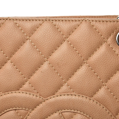 Chanel Caviar Quilted Grand Shopping Tote GST Beige 8 of 18