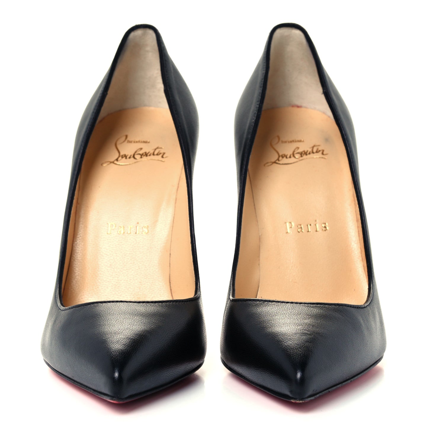 Shiny Nappa Pigalle Follies 100 Pumps 35.5 Black