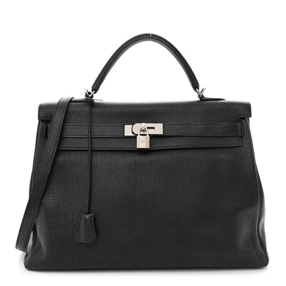 Hermes Togo Kelly Retourne 40 Black 1 of 12