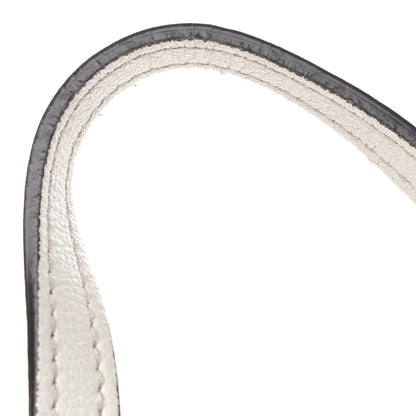 Fendi Vitello Vienna Enamel F is Fendi Shopping Tote White Taupe 13 of 15