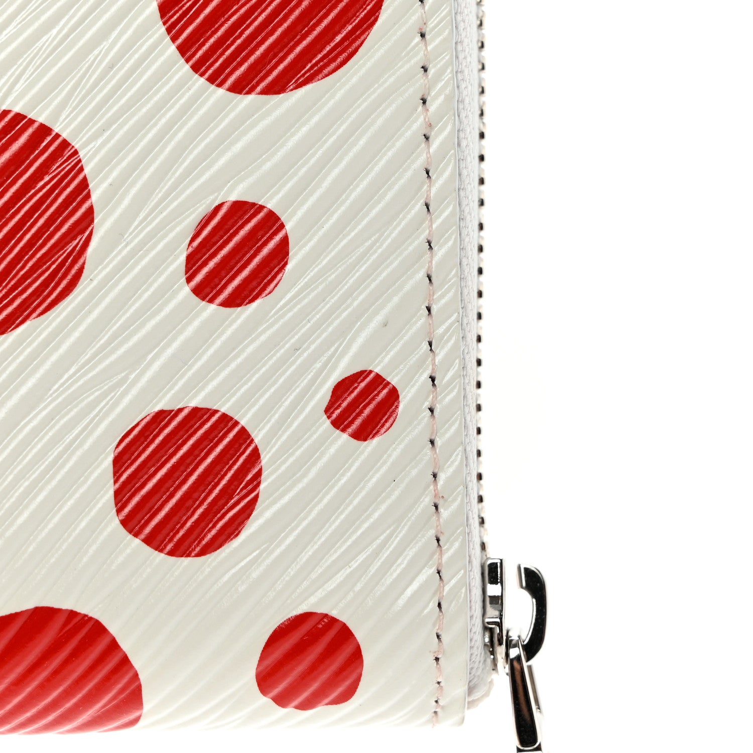 Louis Vuitton LV x YK Epi Zippy Coin Purse White Red 8 of 10