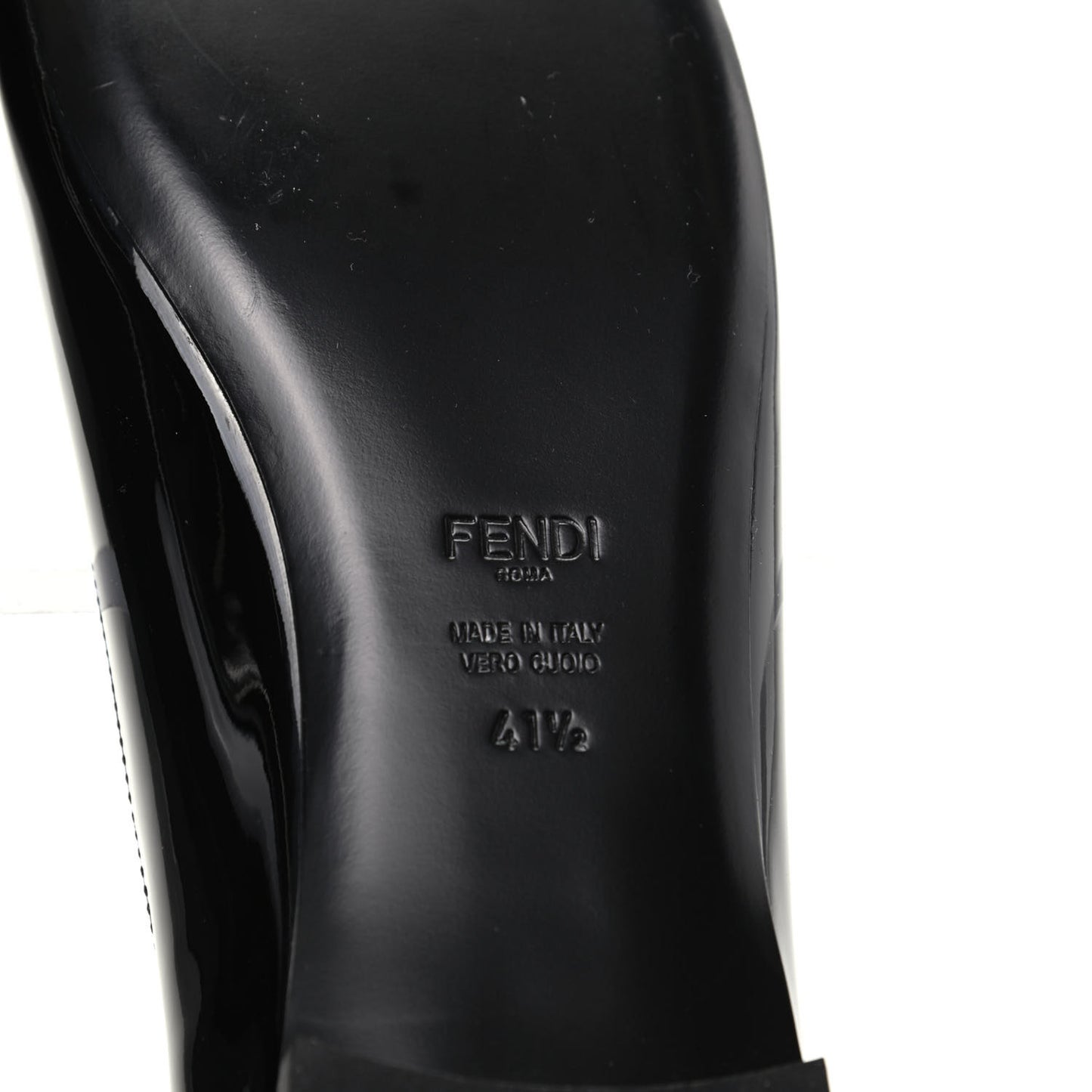 Patent Ballerina Flats 41.5 Black