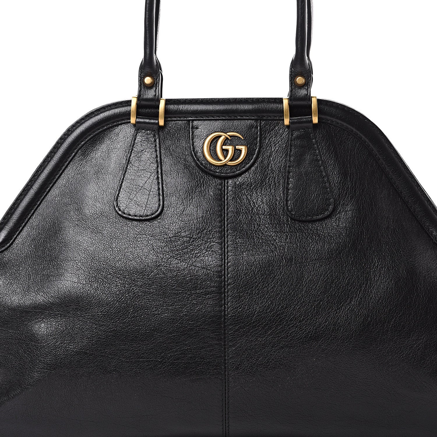 Gucci Calfskin Large Re(Belle) Top Handle Bag Black 7 of 9
