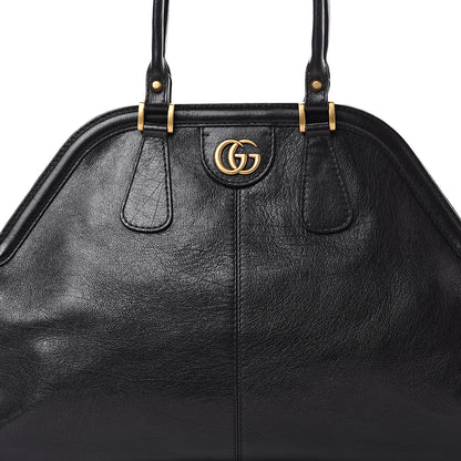 Gucci Calfskin Large Re(Belle) Top Handle Bag Black 7 of 9