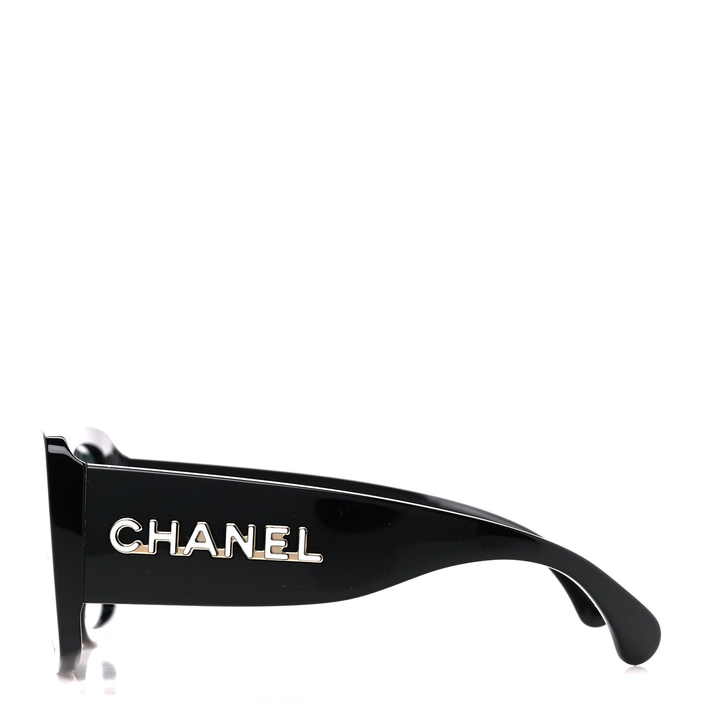 Acetate CC Logo Square Sunglasses 71472 Black
