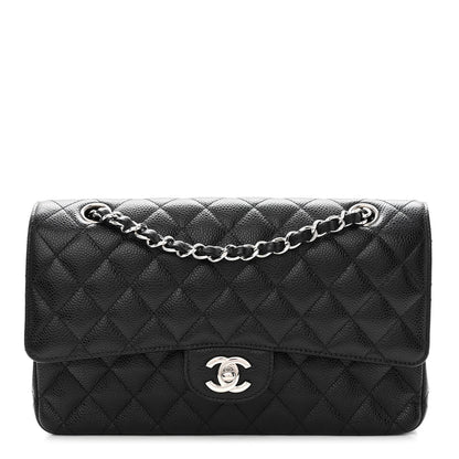 Chanel Caviar Quilted Medium Double Flap Black 1 of 10