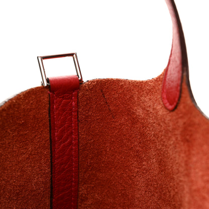 Hermes Taurillon Clemence Picotin 18 PM Rouge Vif 11 of 12