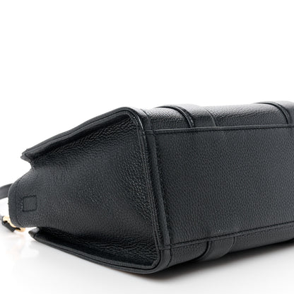 Marc Jacobs Grained Calfskin Small The Tote Bag Black 11 of 12