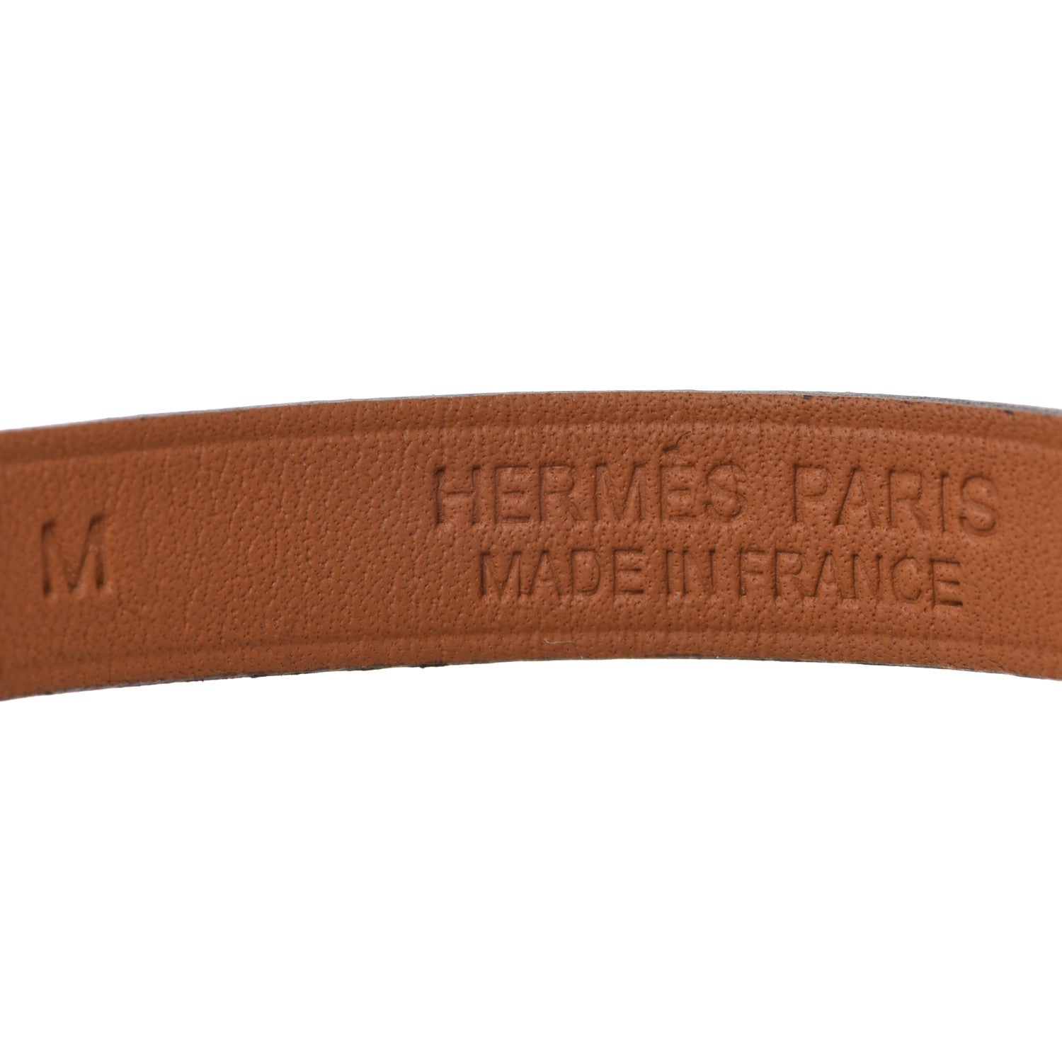 Hermes Epsom Micro Rivale Bracelet M Bleu Paon 4 of 7