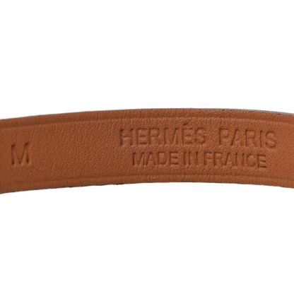 Hermes Epsom Micro Rivale Bracelet M Bleu Paon 4 of 7
