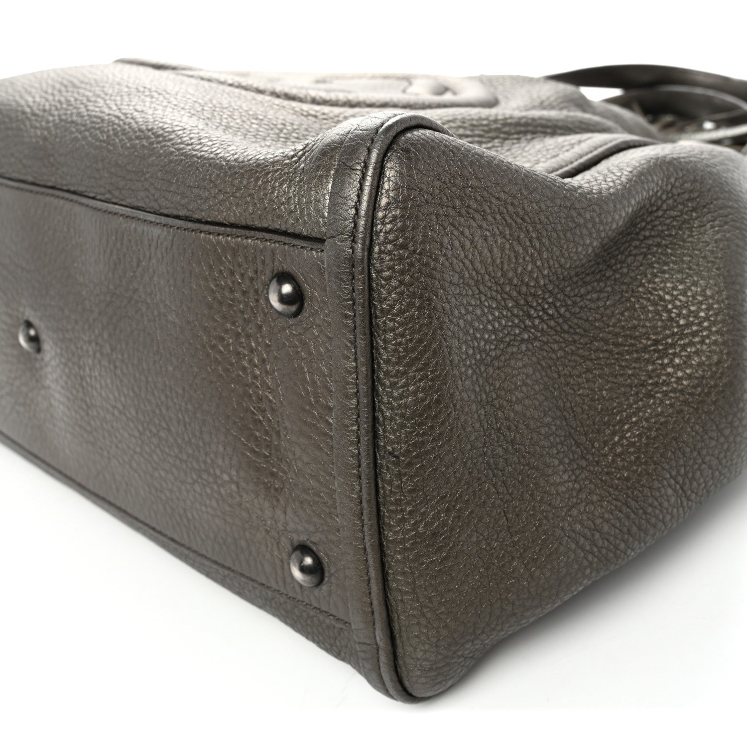 Gucci Metallic Cellarius Calfskin Medium Soho Shoulder Bag Sasso 10 of 10
